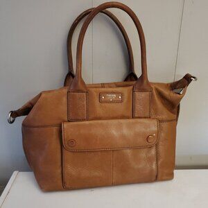 Fossil brown handbag